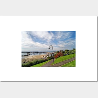 Lyme Regis Harbour from Langmoor Gardens Posters and Art